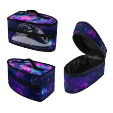 Colorful Butterfly Pattern Lightweight Dustproof Travel Iron Organizer 11.8x6.69x5.5 In Handheld for Full-Size Irons(Case Only)