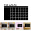 Kompaktes PVC Erase Kalenderboard Schwarz Für 11