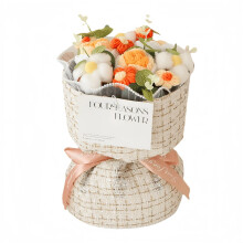 Silk Knitted Rose Bouquet Floral Arrangement for