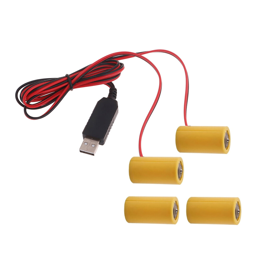 Usb5v To 3V Lr14 C Eliminators Power Cable For 2Pcs 1.5V C Toy Water Heater 9193271140320