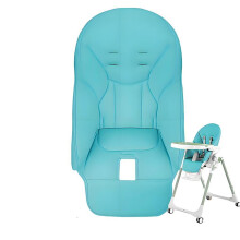 Fodera per seggiolone per bambini - Fodera di ricambio per seggiolone - Fodera per sedia da pranzo in similpelle PU | Coprisedile multifunzionale per