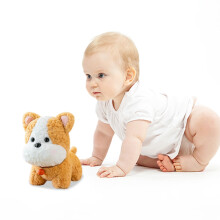 Peluche Chien Mignonne en Peluche, Cadeau Idéal pour les Enfants, Peluche Douce pour Jouer et Décorer la Chambre, 19,8 cm
