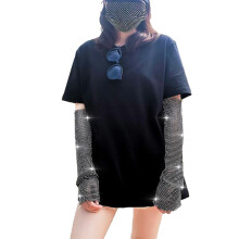 DIY Clothing Decorations, Event-ready Glamour For Women's Evening Wear And Performance Costumes, Breathable Nylon Mesh With Sparkling Rhinestones,