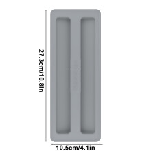Silicone Toaster Antidust Cover – Bread Protective, Dirt-Proof, Gray, Compatible with Most Toasters