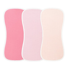 3pcs Organic Cotton Burp Cloths for Newborns Absorbent Drooling Towel Unisex Teething Pad Baby Shower