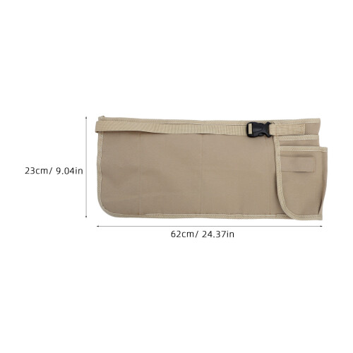 Khaki Waterproof Polyester Adjustable Tool Aprons for Home Use 1