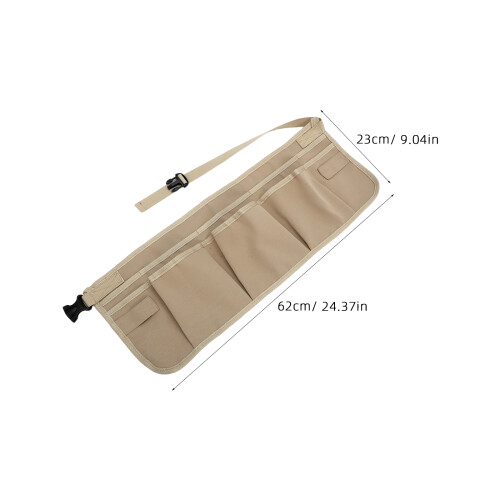 Khaki Waterproof Polyester Adjustable Tool Aprons for Home Use 2
