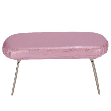 Manicure Haven, Elastic Sponge Microfiber Leather Arm Rest, Non-Slip Stainless Steel Holder, Foldable Design, for Salon & Home (Professional