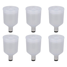 Paint Cup For Airbrush Art, Plastic Containers6Pcs High-Quality Material Wear Resistance Replacement Pot Skin Moisturizing Portion Bottle Container