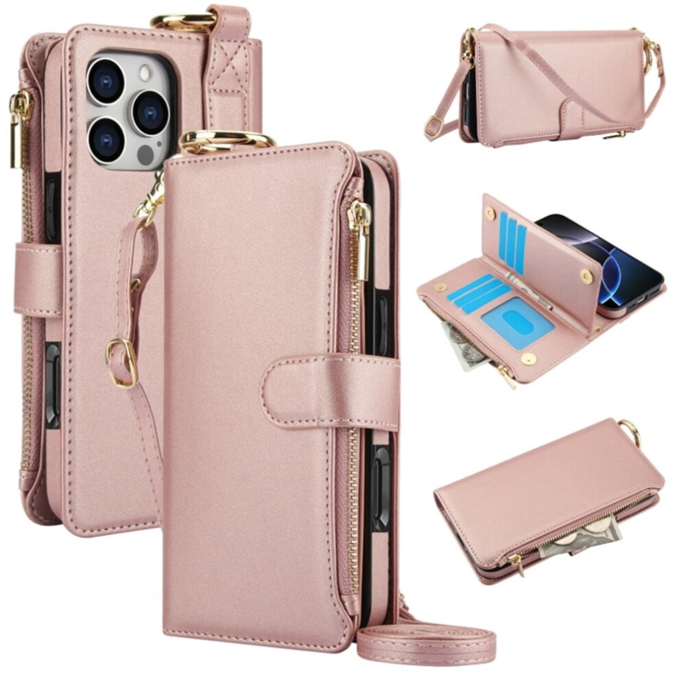Iphone 13 Pro Max Rfid-Blocking Wallet Case With Magnetic 975221349873