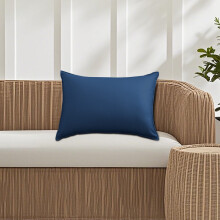 Waterproof 12"x20" Outdoor Pillow Cover – UV-Resistant Oxford Fabric, Machine Washable, Compatible with Bench, Pool & Porch Swing