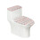 Toilet Top Cover 2-Piece Modern Style with Elastic Bottom 1