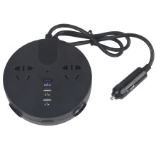 Power Strip with USB C Ports, Built-in Full Round Protections for Home Office, Business Travel, Trip, Cruise, Small Size