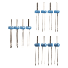 12pc Twin Needles (2.0/90, 3.0/90, 4.0/90) for Household Sewing Machines – Compatible with All Standard Machines
