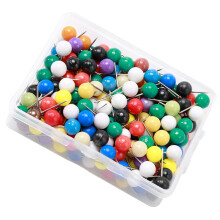 Ball Head Pins Assorted Colors Durable 100-Pack