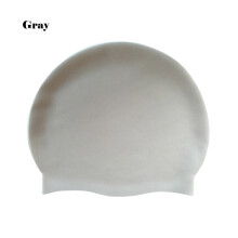 Adult Silicone Swimming Cap – Non-Slip, Watertight, Large Ear Pockets, 3D Ergonomic Fit, Thick Curved Edge for Hair Protection