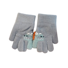 2026 New Arrival Gloves Disposable Large Children's Winter Knit Half Finger Cover Cute Dinosaur Print Gloves