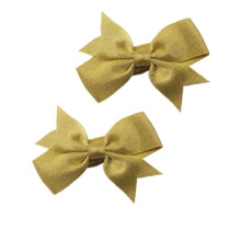 Baby Girl Hair Bows Hair Clip Set of 2 White