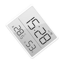 Modern Digital Wall Clock Date & Temperature Designs Great for Fridge Mounting Home Decor and Gift for