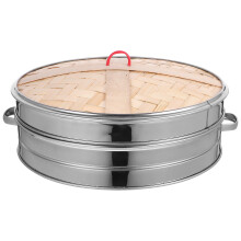 Food Steamer for Cooking Stainless Steel Silver 1 Set