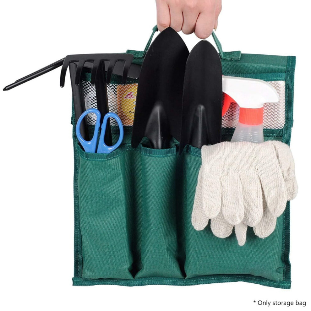Oxford Cloth Garden Cleaning Kneeler Tool Pouch Kneeling Chair Bag With Handle 9353595699984