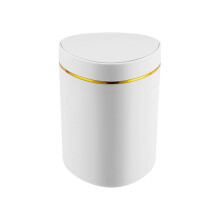 Small Bathroom Trash Can with Pop-Up Lid, 6.29x4.92", Compatible with Kitchen/Bedroom/Living Room/Office