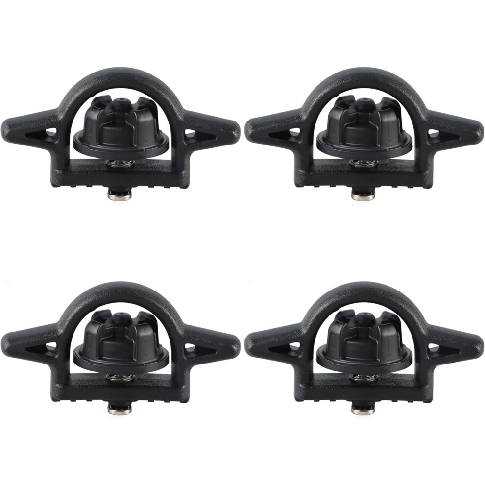 4 Tie Down Bed Cleats Compatible With Toyota Tacoma Tundra Truck Deck Rail System Replace#: Pt278-35160 Pt278-35112 Pt278-0C010 Pt278-35111 9353595698185