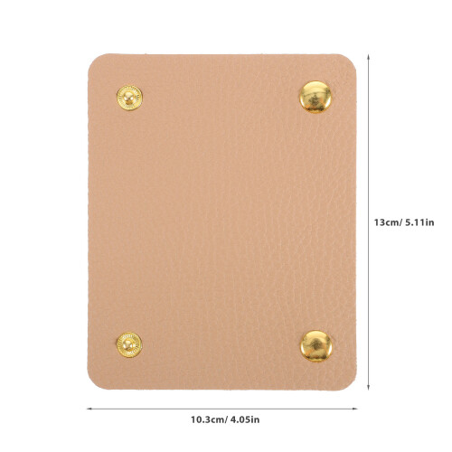 Beige PU Leder Handtaschen Griffschutz Mit Komfort 1