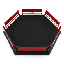 Actionfiguren-Arena, individuell gestaltbares Spielset für Kreiselspiele mit einfacher Selbstmontage, robuste Konstruktion des Kampfstadions