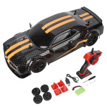 Control remoto de 2.4 GHz, coche RC todoterreno 4WD con batería recargable, vehículo RC para maniobras de derrape suaves, coche RC de derrape de