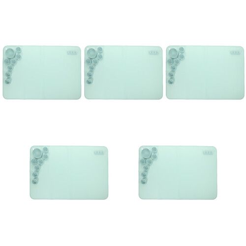 5Stk Silikon Pad Blau, Bastelmatte Für Kinder Und Epoxy Gießen 1