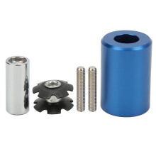 Steel Fork Compatibility, Precise Fork Steerer Tube Installation Ensured by Aluminum Alloy Construction for Outer Diameter Suitable Front Fork