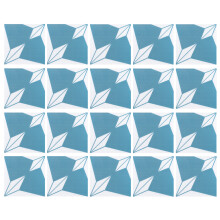 Peel And Stick Floor Tiles For Renters' Flooring Solutions, 20X20Cm Geometric Patterned Tiles Non-Slip Self-Adhesive Polypropylene Fiber Flooring
