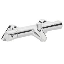 Bristan Thermostatic Bath Filler Shower Mixer Tap Chrome Dual Lever Bathroom