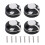 Kayak Accessory Base with Round Star Design, High-Grade Engineering Plastics; Universal Mounting Solution for Inflatable Boats, Dinghies; Stabilized 1