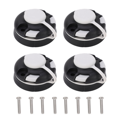 Kayak Accessory Base with Round Star Design, High-Grade Engineering Plastics; Universal Mounting Solution for Inflatable Boats, Dinghies; Stabilized