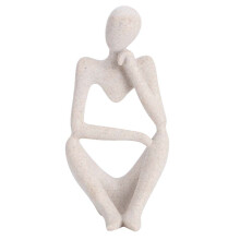 Statua in resina di sandalo per soggiorno, scultura decorativa dorata dall'aspetto splendido e dalla texture delicata, non facile da usurare