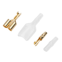 Connecteur de fil de cuivre étamé pour usage automobile, bornier à sertir avec manchon isolant, connecteurs à fourche à épissure rapide pour