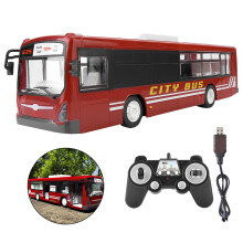Ferngesteuerter Doppeldeckerbus, einfach zu steuerndes, hochwertiges RC-Spielzeug mit 2,4-GHz-Fernbedienung, blinkende Autolichter mit