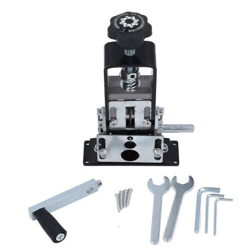 Adjustable Feed Panel, Dual Operation Ways with Wire Stripper Machine with Hand Crank, Manual Wire Stripping Machine Hand Crank and Drill Powered,