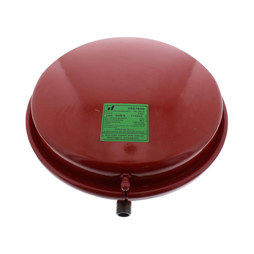 Ideal Heating Expansion Vessel Kit 113205 8Ltr S/S Domestic Boiler Spare Part 5022141132056