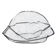 Proteção completa contra intempéries para carrinhos de bebê, capa de chuva universal para carrinho com ventilação respirável e PVC resistente