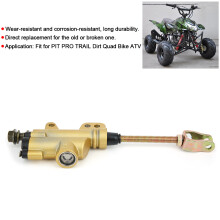 10mm Rear Hydraulic Brake Master Cylinder for PIT PRO TRAIL ATV, Steel Alloy