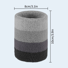 Nylon Wristband 10x8x8 cm Sweatband Pink/Blue 1pc