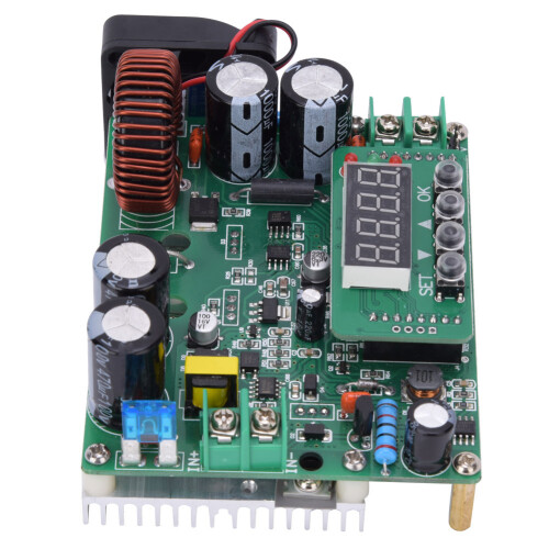 Module élévateur de tension réglable pour conversion de tension continue 8-60 V à 10-120 V avec régulateur de tension à commande numérique, 1