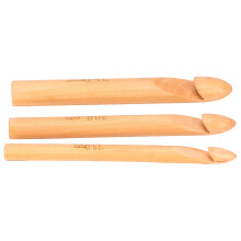 Großes Häkelnadelset mit glatter, ergonomischer Oberfläche für sicheres Stricken von Pullovern und Schals – ideal für Anfänger.