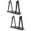2Pcs Portable Black Arm Rest Support for Massage Table Easy to Use 10