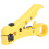 Universal Cable Stripper Lightweight Coaxial Compression Tool with Pointed Blade Design Suitable for Flat and Round Wire Stripping Including UTP STP 3