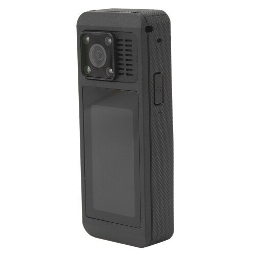 Caméra corporelle à vision nocturne, caméra portable avec capteurs infrarouges, capture vidéo 4K, écran tactile, enregistrement en boucle 2