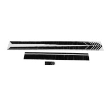 Sporty Black Stripe Car Decal